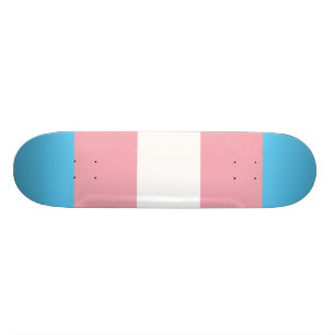 Skateboard Indicateur de fierté transgenre