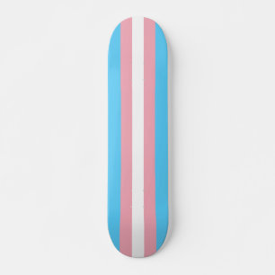 Skateboard Indicateur de fierté transgenre