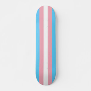 Skateboard Indicateur de fierté transgenre