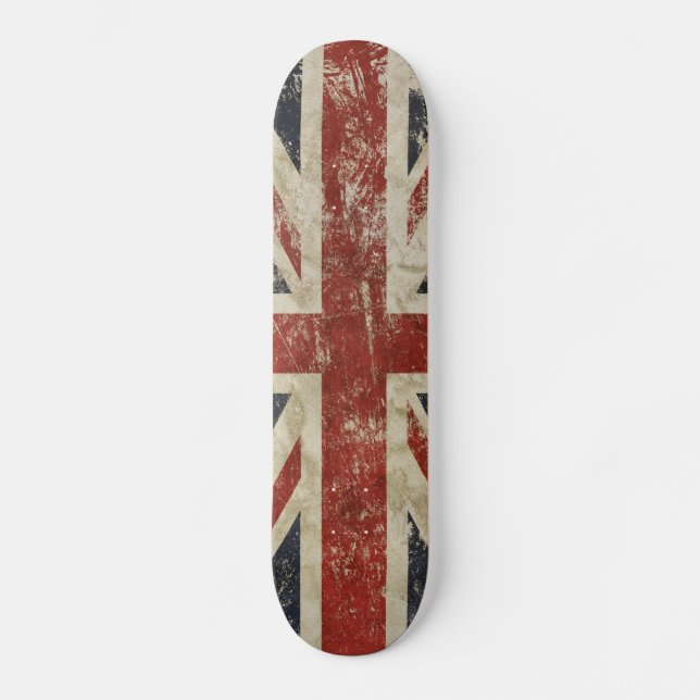 Skateboard - Indicateur Union Jack Vintage (Recto)