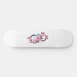 Skateboard Infinité avec les fleurs Sakura