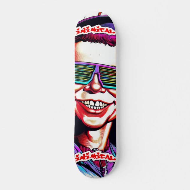 Skateboard Inimical Aucune inquiétude (Devant)