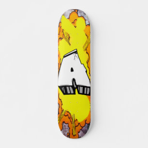 SKATEBOARD INITIATIVES D'ABC PERSONNALISÉES DU TABLEAU DE SK