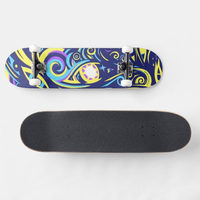 Skateboard Into the Vortex (Horz)