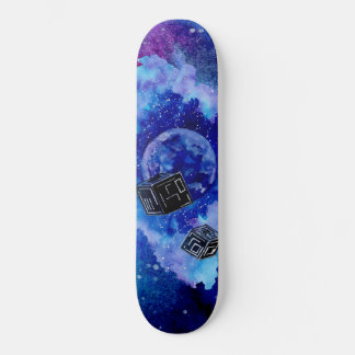 Skateboard Invasion de cubes spatiaux