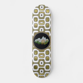 Skateboard Ipanema trottoir, ville de Rio