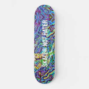 Skateboard Iridescente Abalone Paua Shell - Patineur pas haïr