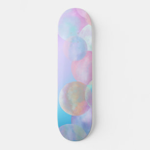 Skateboard Iridescente Pearl Rainbow Bubbles
