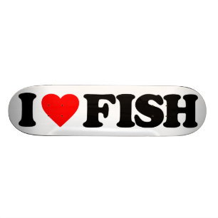 SKATEBOARD J'AIME DES POISSONS