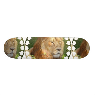 Skateboard J'aime la planche à roulettes de lions