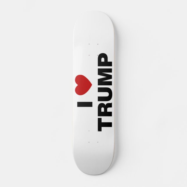Skateboard J'aime Trump (Recto)