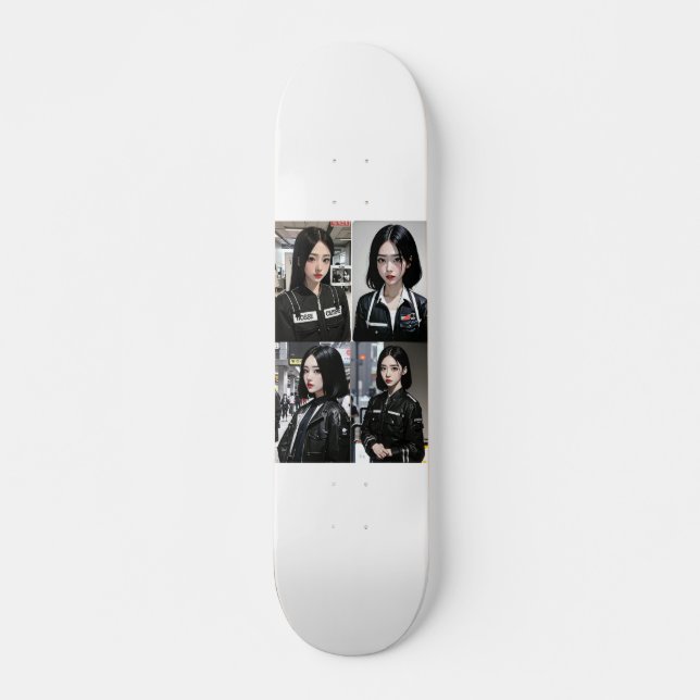 Skateboard Japanese art (Devant)