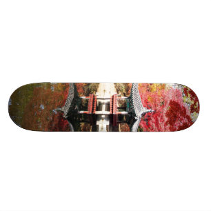 Skateboard Jardin de Japonais d'automne de Séoul
