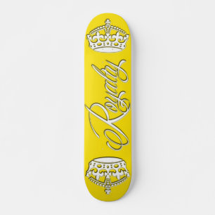 Skateboard Jaune de plate-forme de planche à roulettes de pou