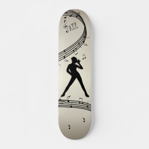 Skateboard Jazz Dance Golden Music Skate