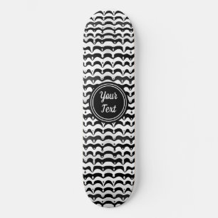Skateboard Jazzy Black & White Meling Zebra Stripes