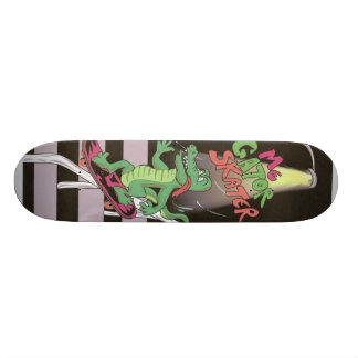 Skateboard Je patineur d'alligator