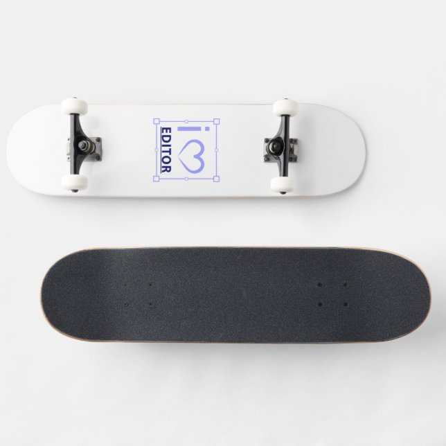 Skateboard je suis rédacteur (Horz)