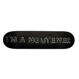 Skateboard Je suis une plate-forme de patin de NGUYENER