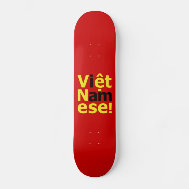 Skateboard je suis Viêt Namese ! (Recto)