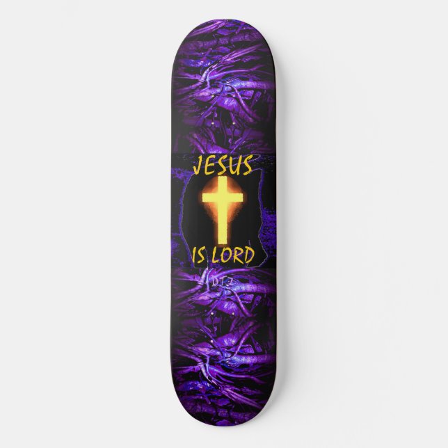 Skateboard Jésus est Lord Cross skboard (Recto)