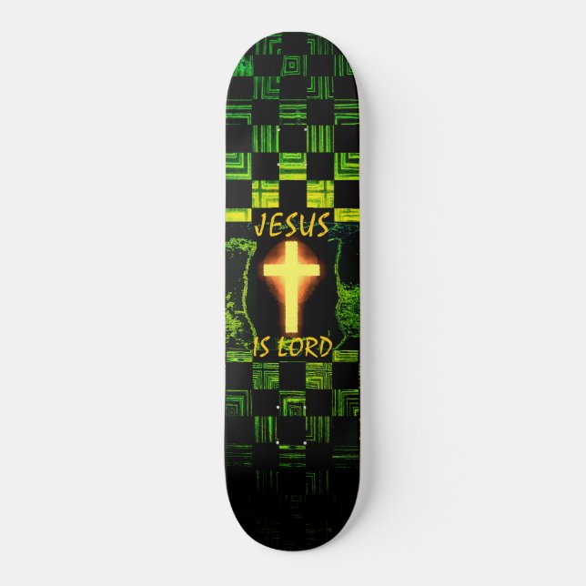 Skateboard Jésus est Lord Cross skboard (Recto)