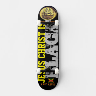 Skateboard JÉSUS EST Patinage NOIR