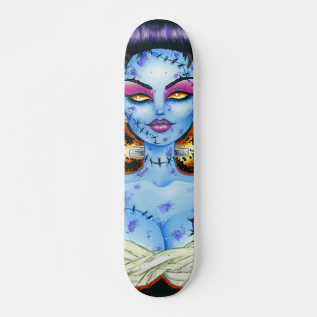 Skateboard Jeune mariée de planche à roulettes de (Devant)