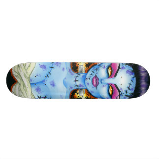 Skateboard Jeune mariée de planche à roulettes de
