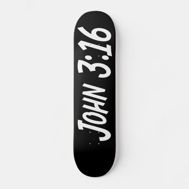 Skateboard John 3:16 (Recto)