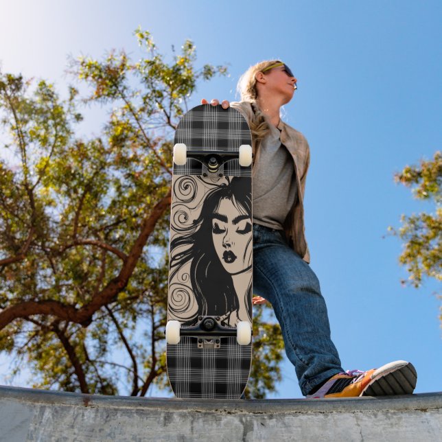 Skateboard JOLIE BONNE PONTE DE Patinage ARTISTIQUE BOHO GIRL (Extérieur 1)