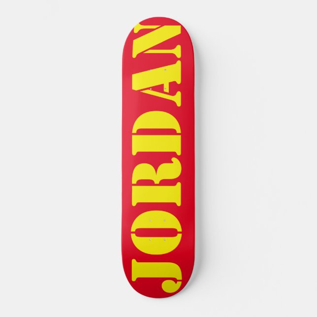 Skateboard JORDAN Planche à roulettes (Recto)