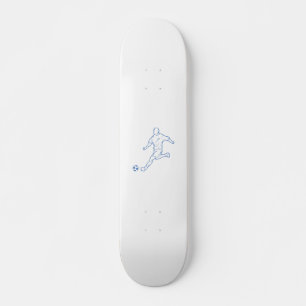 Skateboard joueur de football
