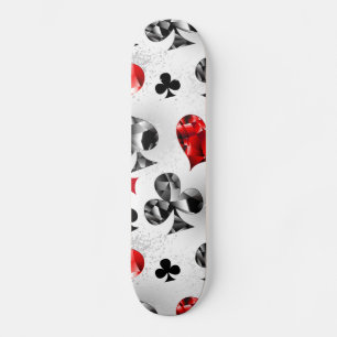 Skateboard Joueur de poker Joueur de cartes de jouer costumes