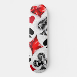 Skateboard Joueur de poker Joueur de cartes de jouer costumes