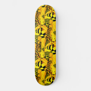 Skateboard Joueur du jeu d'échecs Abstrait Motif