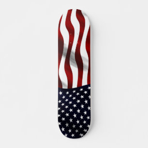 Skateboard Jour de l'indépendance patriotique du drapeau amér