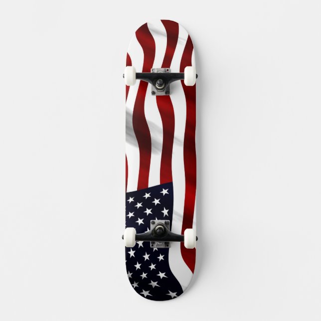 Skateboard Jour de l'indépendance patriotique du drapeau amér (Recto)