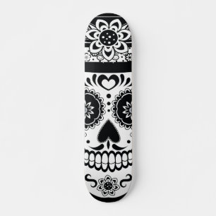 Skateboard Jour du crâne de sucre mort