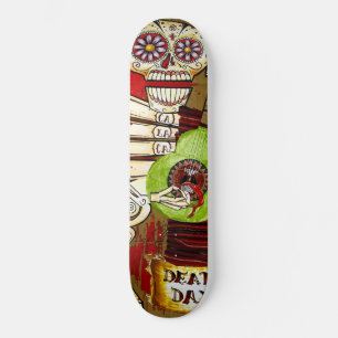 Skateboard Jour du squelette mort