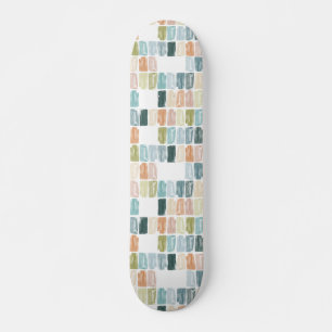 Skateboard Joyaux d'aquarelle couleur vintage