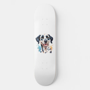 Skateboard Joyeux animal de compagnie de chien dalmate