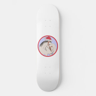 Skateboard Joyeux Cheval de Noël
