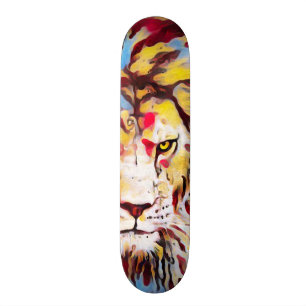 Skateboard Juggalo Graffiti Lion Element Pro Park Board