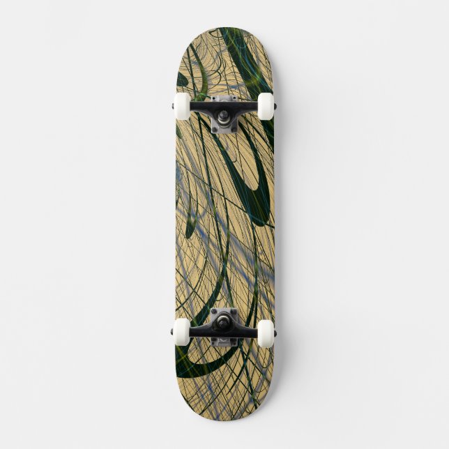 Skateboard Jungle Abstrait (Recto)
