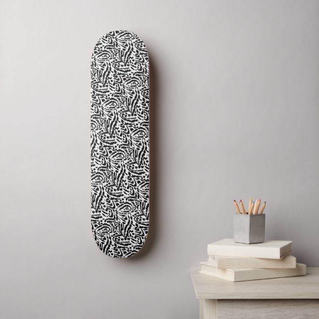 Skateboard Jungle Abstraite (Art mural)