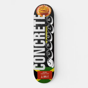 Skateboard JUNGLE EN BÉTON 8 Pont De Patinage 1/4"