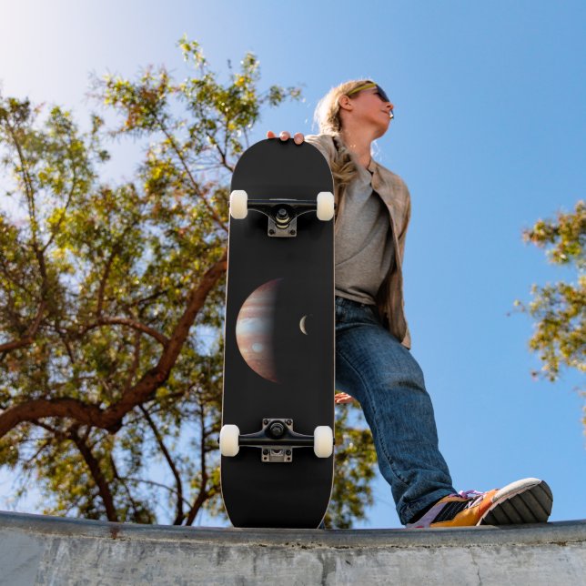 Skateboard Jupiter Géant Gaz Planète & Io Galilée Lune (Extérieur 1)