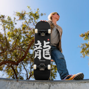 Skateboard Kanji - Dragon japonais -