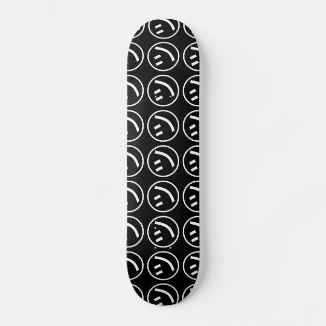 Skateboard Katakanas de Tsu Kana de ㋡ Emoji de (Recto)
